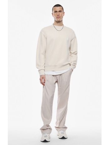 ριγέ ισόφαρδο παντελόνι