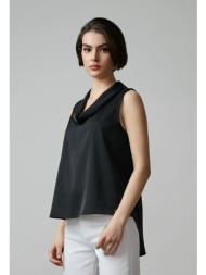 αμάνικο τοπ με ντραπέ ...