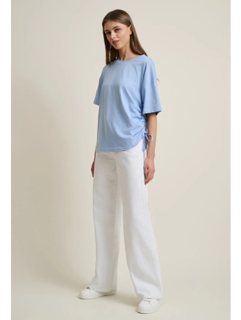 t-shirt με κορδόνι στο πλάι