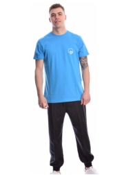 μπλέ κοντομάνικο με νεκροκεφαλή