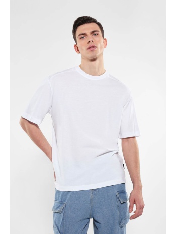 κοντομάνικη βαμβακερή μπλούζα μαύρο