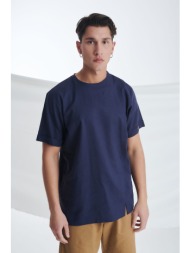 λινή μπλούζα με ρεβέρ