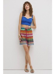 πολύχρωμο σορτς τύπου missoni