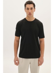 ματ βελούδινη κοντομάνικη μπλούζα