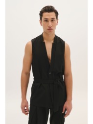 αμάνικο γιλέκο / σακάκι με ζώνη