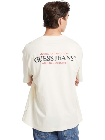 guess κοντομάνικη με στάμπα στήθος και πλάτη