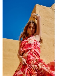 φλοράλ αμάνικη μπλούζα ...