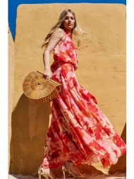 μάξι φούστα εμπριμέ με ...