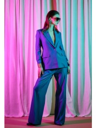 ψηλόμεσο ίσιο παντελόνι με φαρδύ μπατζάκι