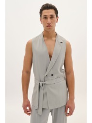 αμάνικο γιλέκο / σακάκι με ζώνη