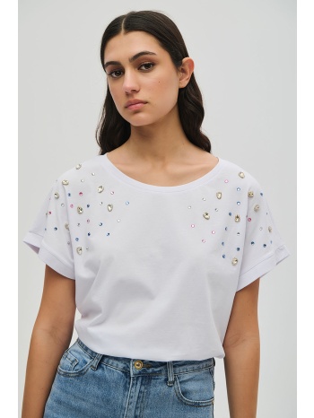 μπλούζα με σχέδιο απο στρας