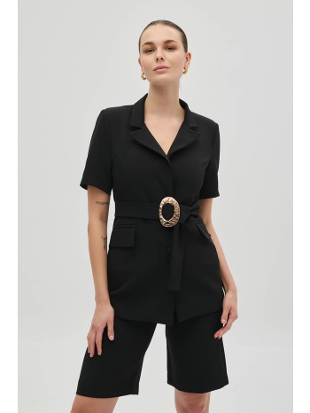 κοντομάνικο σακάκι με ζώνη