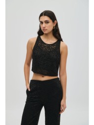 δαντελένιο cropped top