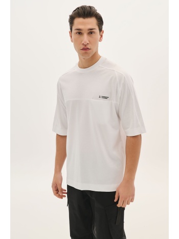 μπλούζα με πιέτα και τύπωμα