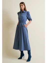 σεμιζιέ μίντι φόρεμα