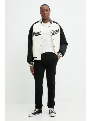 μαύρο slim fit chino παντελόνι