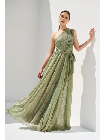 μάξι εξώπλατο φόρεμα με έναν ώμο