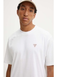 κοντομάνικη με patch κέντημα guess iconic triangle ρόζ