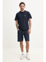 guess κοντομάνικη με τσεπάκι και κέντημα