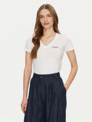 guess jeans βαμβακερό μπλουζάκι slim fit