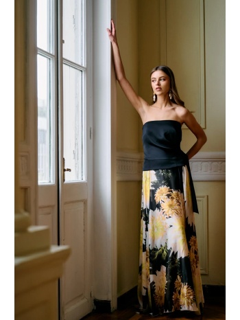 μάξι φούστα με λουλούδια