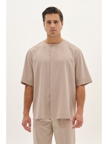 cupro μπλουζοπουκάμισο με κρυφή πατιλέτα