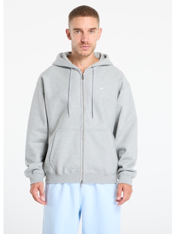φούτερ nike solo swoosh men`s full-zip fleece hoodie dk