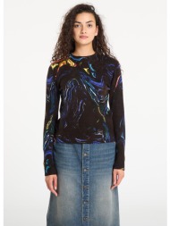 πουλόβερ desigual butterfly christian lacroix sweater black l