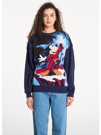 φούτερ desigual fantasia sweatshirt navy l σε προσφορά