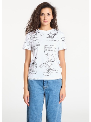 μπλουζάκι desigual mickey sketch t-shirt white l σε προσφορά