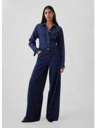 παντελόνια gap baggy denim pants rinsed w26