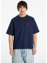 μπλουζάκι calvin klein jeans ss 16s jersey tipped tee blue l