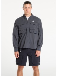 πουκάμισο nike acg `orb weaver` dri-fit adv uv long-sleeve shirt anthracite/ summit white/ summit wh