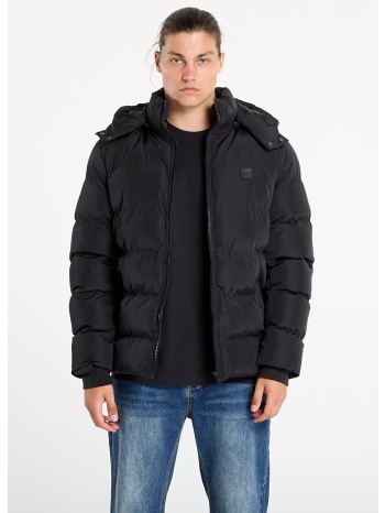 μπουφάν urban classics hooded puffer jacket black l σε προσφορά