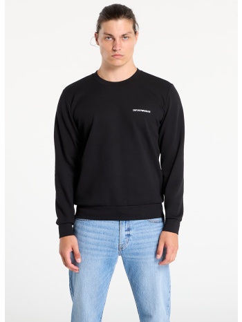 φούτερ ea7 emporio armani crew neck sweatshirt black l σε προσφορά