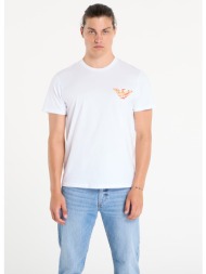 μπλουζάκι ea7 emporio armani crew neck t-shirt white print eagle l