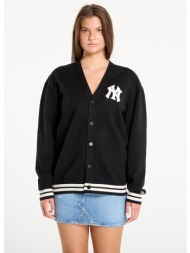 πουλόβερ new era mlb knit cardigan new york yankees unisex black l