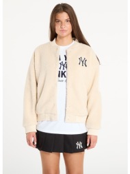 μπουφάν new era mlb sherpa bomber new york yankees light cream l