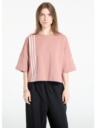 μπλουζάκι adidas off placed 3-stripes t-shirt warm clay l