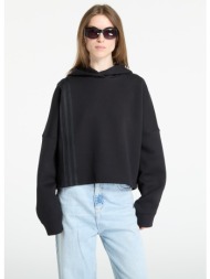 φούτερ adidas off placed 3-stripes hoodie black l
