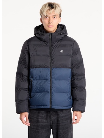 μπουφάν calvin klein jeans ls nylon color bock jacket black σε προσφορά