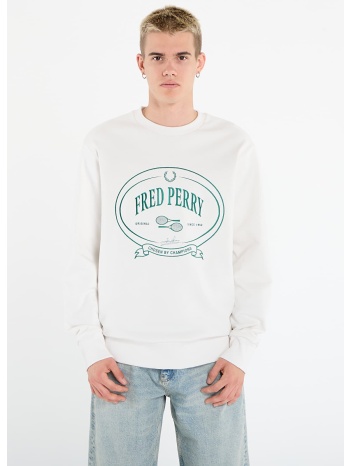 φούτερ fred perry chosen by champions sweatshirt snow white σε προσφορά