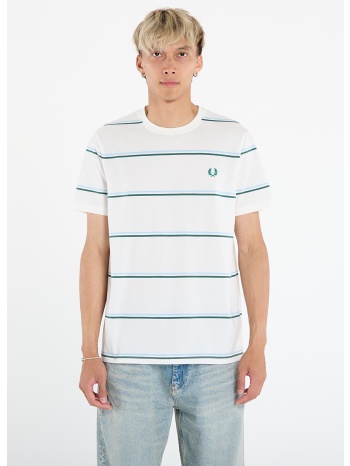 μπλουζάκι fred perry fine stripe t-shirt snow white l σε προσφορά