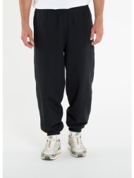 παντελόνια nike solo swoosh men`s cuffed fleece pants black/ black/ white l