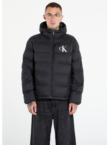 μπουφάν calvin klein jeans ls nylon monogram pu jacket σε προσφορά