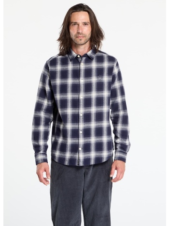 πουκάμισο allsaints haven check ls shirt azzurra blue l σε προσφορά