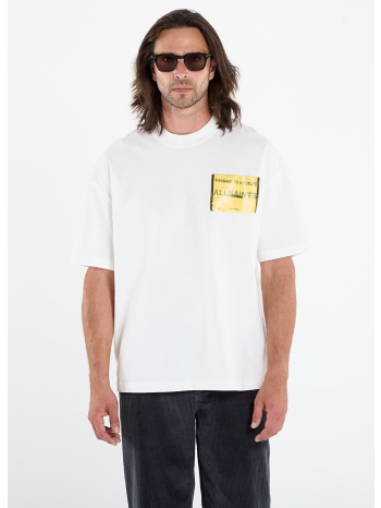 μπλουζάκι allsaints violation ss crew chalk white l σε προσφορά