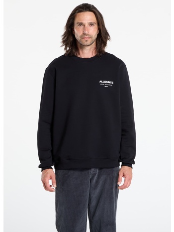 φούτερ allsaints underground crew jet black l σε προσφορά