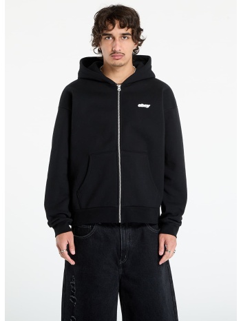 φούτερ obey gaze extra heavy zip hood black l σε προσφορά