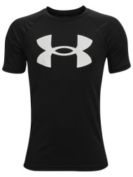μπλουζάκι under armour tech big logo ss black l